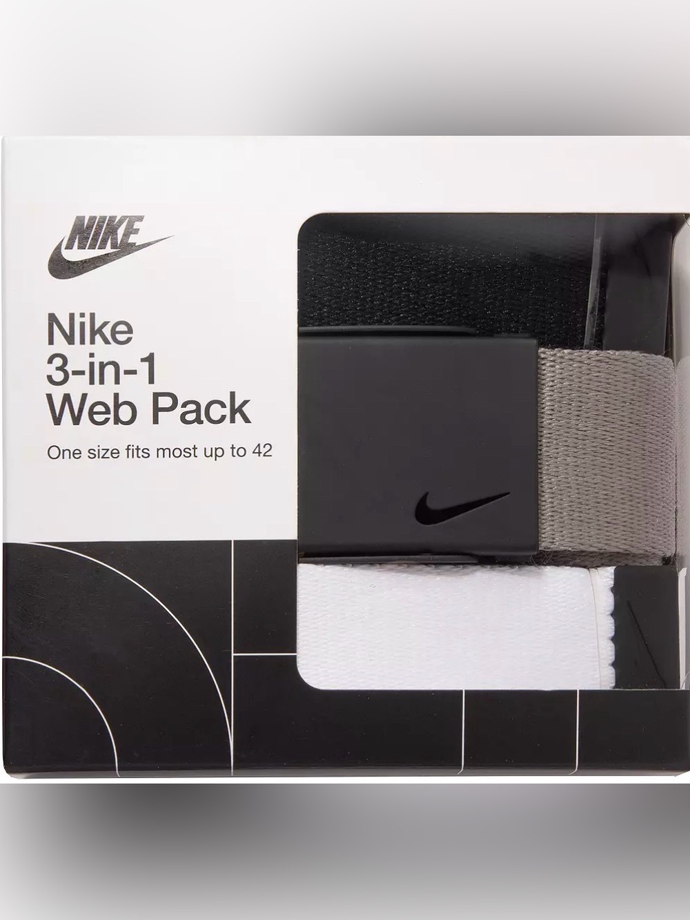 Nike Men's Web Golf Belt 3-Pack
Fits up 42